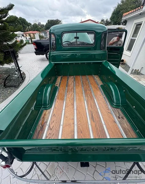 1950 Chev Pickup Green из США, поврежденный, VIN 14HPG15940